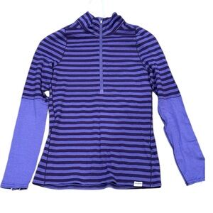 Patagonia Capilene Midweight Zip Neck Base Layer Wool Blend S